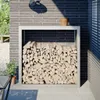 vidaXL Étagère à bois de chauffage 100x40x100 cm Acier Voir les images du produit 2