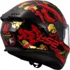 LS2 FF808 Stream II Drako Helm, schwarz/rot/gold, 2XL Produktbild-Vorschau 5