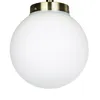 Badezimmerlampe Decke Kugel Schirm in Messing Weiß E14 Produktbild-Vorschau 3