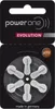 A package of PowerOne Evolution 312 hearing aid batteries. Produktbild-Vorschau