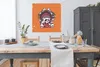 MuchoWow® Poster Schädel - Indianerkopf - Retro 100x100 cm Produktbild-Vorschau 3