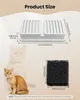 Katzenbrunnen Filter, 6+6 Stück Ersatzfilter für Edelstahl Produktbild-Vorschau 2