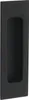 Intersteel Griffmuschel eckig 120x40 mm Edelstahl/Schwarz Produktbild-Vorschau 1