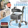Deambulatore pieghevole ELONEO Premium, leggero, con Anteprima dell’immagine prodotto 2