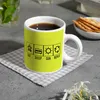 EAT, SLEEP, SUN, REPEAT Kaffeebecher mit gelbem Hintergrund Produktbild-Vorschau 8