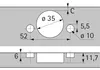 HETTICH SENSYS 8657i THS55 FIX  Null-Einsprungscharnier Produktbild-Vorschau 9