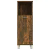 vidaXL Mobile da bagno in rovere fumé 30x30x95 cm Materiale Anteprima dell’immagine prodotto 7