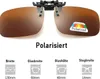 GKA polarisierte Sonnenbrille Aufsatz Clip on braun Produktbild-Vorschau 2