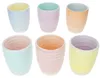 Set di 6 tazze da moka Pastello in gres color pastello da Anteprima dell’immagine prodotto 2