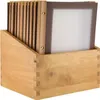 Securit Box s jídelními lístky WOOD, hnědá (20 ks) Náhled obrázku produktu 5