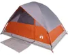 vidaXL Tenda da campeggio a cupola 2 persone Arancione Anteprima dell’immagine prodotto 1