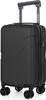 A black suitcase is shown against a white background. Anteprima dell’immagine prodotto