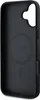 The back of a black phone case with the Guess logo embossed in the center. Podgląd zdjęcia produktu