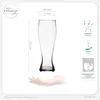 IMPERIAL Hohe Weizengläser aus Crystalline Glas Set 6 Stück Produktbild-Vorschau 3