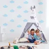 Muralo Wandsticker Set für Kinder BLAUE WOLKEN Br. 120cm x Produktbild-Vorschau 5