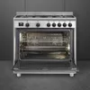 Smeg Master BG91X2 cucina Elettrico Gas Acciaio Anteprima dell’immagine prodotto 3