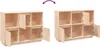 vidaXL Credenza 110,5x35x80 cm in legno di pino massiccio Anteprima dell’immagine prodotto 15
