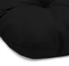 Beautissu Set di 4 cuscini Lisa Nero, 40x40x8cm Anteprima dell’immagine prodotto 3