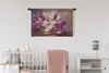 MuchoWow® Wandteppich Wandbehang Ölfarbe - Flieder - Farben Produktbild-Vorschau 2