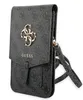 A gray Guess handbag with a gold logo. Podgląd zdjęcia produktu