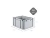 SuperSparSet 8x Eurobox NextGen Grip | HxBxT 22x30x40cm | Produktbild-Vorschau 4