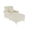 A beige chaise lounge with a pillow on a white background. Náhled obrázku produktu