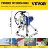 VEVOR 220V Airless Spritzlackiermaschine 2200W Sprühpistole Produktbild-Vorschau 8