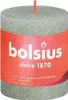 Bolsius rustikale Stumpenkerze, hellgrün, 80 × 68 mm Produktbild-Vorschau 2