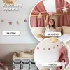 Hviezdičková girlanda staroružová & béžovoružová bez zlatej Náhľad obrázku produktu 2