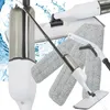 A collage of a spray mop and its accessories, including replacement cloths, with water splashes in the background. Anteprima dell’immagine prodotto