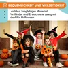KRUMAD Halloween Hexenhut Schwarz - spitzer Zaubererhut mit Produktbild-Vorschau 3
