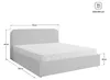 Masseno Polsterbett RENIVE 160x200 cm, Polsterbett mit Produktbild-Vorschau 7