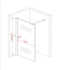 8 mm Duschwand STRETTO 140 x 200 cm Produktbild-Vorschau 4