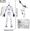 9er T13 Action Figure, Titan 13 Action Figure Robot 3D Produktbild-Vorschau 5