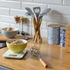 Cuillère à soupe en silicone avec manche en bois 27,5 cm Voir les images du produit 3