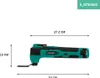 Akku-Multitool 12V 2Ah, 0,69 kg, mit Spachtel, Sägeblatt Produktbild-Vorschau 6