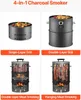 Barbecue affumicatore a carbonella, affumicatore a Anteprima dell’immagine prodotto 2