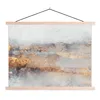 MuchoWow® Textilposter Nebel - Gold - Abstrakt 40x30 cm mit Produktbild-Vorschau 1
