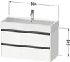 Duravit K25278055550000 Ketho2 WTU WH 984x460x549 Ei Produktbild-Vorschau 1