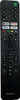 A black Sony remote control is shown against a black background. Anteprima dell’immagine prodotto