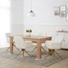 Homestyle4u Polsterstuhl drehbar 4er Set Stühle Bouclé Produktbild-Vorschau 3