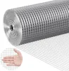 A roll of wire mesh is shown, with a hand in a circular inset to demonstrate the scale of the mesh. Podgląd zdjęcia produktu