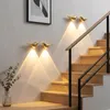 2x Moderní LED nástěnná lampa s pohybovým senzorem, vnitřní Náhled obrázku produktu 5
