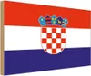 vianmo Holzschild 30x40 cm Kroatiens Croatia Flagge Fahne Produktbild-Vorschau 1