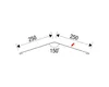 PRECIT Firstblech für Trapezblech verzinkt 2000 mm x 250 mm Produktbild-Vorschau 2
