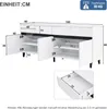 Merax Hochglanz Sideboard, Kommode mit 4 Schubladen, 2 Produktbild-Vorschau 7