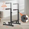 DH FitLife Barres de Dips Réglables (100-130 cm, 9 Niveaux) Voir les images du produit 3