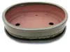 Bonsai-Schale mit Unterteller Gr. 5 - Oliv-Braun - oval - Produktbild-Vorschau 2
