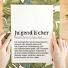 Jugendlicher Poster Definition - Teenager Jugendweihe Produktbild-Vorschau 3