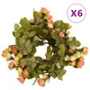 Ghirlande di fiori artificiali 6 pz. Bagliore serale 215 cm Anteprima dell’immagine prodotto 7